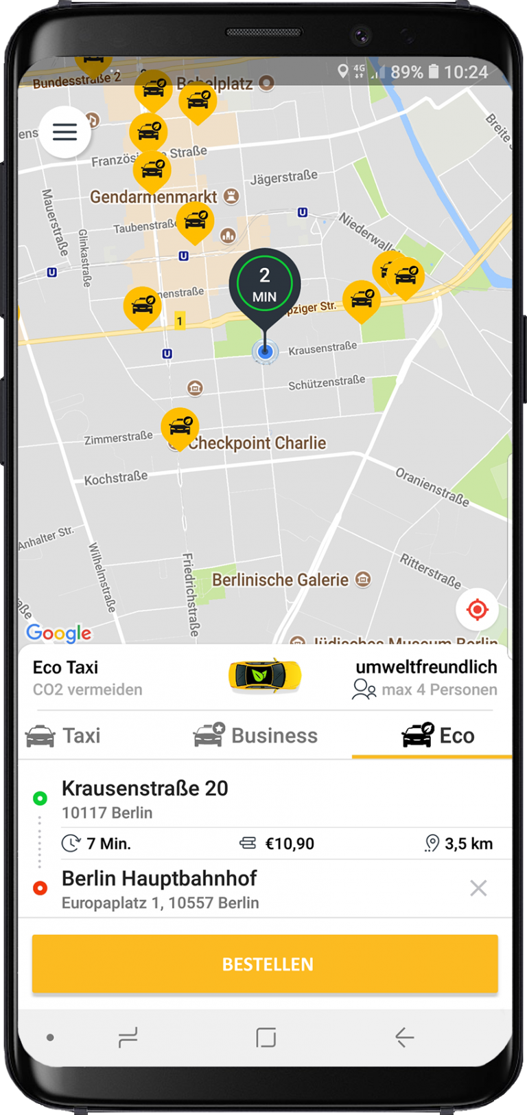 Как удалить карту из приложения такси